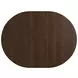 Verge Handcrafted Walnut and Bronze Metallic Extendable Round Dining Room Set