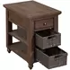 Oliver Brown Rectangular Chairside Table