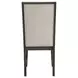 Edge Light Gray Upholstered Dining Chair Set of 2