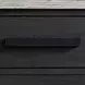 Edge Light Gray and Espresso 2 Door Server