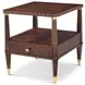 Marlborough Cambridge and Gold Rectangular Griffin Side Table