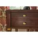 Marlborough Cambridge and Gold 2 Drawer Salinger Open Nightstand