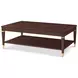 Marlborough Cambridge and Gold Rectangular Woolfe Cocktail Table