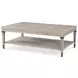 Marlborough Geo Coast and Gold Rectangular Woolfe Cocktail Table
