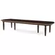 Alexa Hampton Cambridge and Gold 162" Extendable Rectangular Sebastiano Dining Table