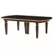 Alexa Hampton Cambridge and Gold 162" Extendable Rectangular Sebastiano Dining Table