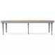 Marlborough Geo Coast and Gold 124" Extendable Oval Shelley Dining Table