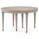 Marlborough Geo Coast and Gold 124" Extendable Oval Shelley Dining Table