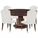 Marlborough Cambridge and Gold 60" Round Morrison Dining Room Set