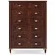 Marlborough Cambridge and Gold 6 Drawer Lee Chest