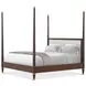 Marlborough Cambridge and Cream Upholstered Markos King Poster Bed