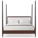 Marlborough Cambridge and Cream Upholstered Markos King Poster Bed