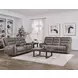 Lawmere Sydney Brunette 86" Zero Gravity Triple Power Reclining Sofa with USB Charging