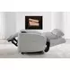 Callahan Sydney Granite Lay Flat Power Lift Recliner with Heat and Massage