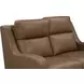 Ayden Hillwood Toffee Leather 60" Power Reclining Loveseat with Power Lumbar and USB Charging