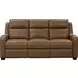 Ayden Hillwood Toffee Leather Power Reclining Living Room Set with Power Lumbar and USB Charging