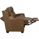 Ayden Hillwood Toffee Leather Power Reclining Living Room Set with Power Lumbar and USB Charging