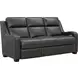 Ayden Elway Dark Gray Leather Power Reclining Living Room Set with Power Headrest and Power Lumbar