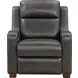 Ayden Elway Dark Gray Leather Power Reclining Living Room Set with Power Headrest and Power Lumbar