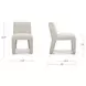 Verona Cream Upholstered Outdoor Dining Chair