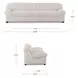 Halston Flecked Oat 87" Sofa