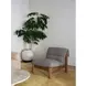 Pierce Flecked Black Upholstered Accent Chair
