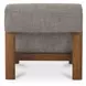 Pierce Flecked Black Upholstered Accent Chair