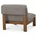Pierce Flecked Black Upholstered Accent Chair