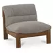 Pierce Flecked Black Upholstered Accent Chair