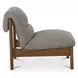 Pierce Flecked Black Upholstered Accent Chair