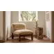 Pierce Beige Upholstered Accent Chair