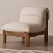 Pierce Flecked Beige Upholstered Accent Chair