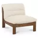 Pierce Flecked Beige Upholstered Accent Chair