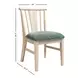 West End Sage Green and Natural Maple Upholstered Spindle Side Chair Set of 2