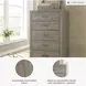 Culverbach Gray 5 Drawer Chest