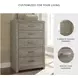 Culverbach Gray 5 Drawer Chest