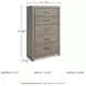 Culverbach Gray 5 Drawer Chest