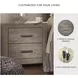 Culverbach Gray 2 Drawer Nightstand