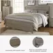 Culverbach Grey King Panel Bed