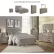 Culverbach Grey Queen Panel Bed