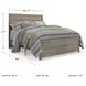 Culverbach Grey Queen Panel Bed