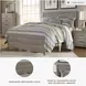Culverbach Grey Queen Panel Bed
