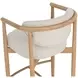 Sigrid Monument Oatmeal Upholstered Counter Height Stool