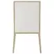 Eave Sundrenched Oak and White Upholstered Arm Chair