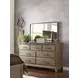 Heritage Timber Sandstone 7 Drawer Farmstead Dresser with Rectangular Mirror