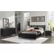 Danziar Black 6 Drawer Dresser and Rectangular Mirror