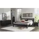 Danziar Black 6 Drawer Dresser and Rectangular Mirror
