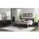 Danziar Black 6 Drawer Dresser and Rectangular Mirror