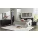 Danziar Black 6 Drawer Dresser and Rectangular Mirror