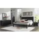 Danziar Black 6 Drawer Dresser and Rectangular Mirror